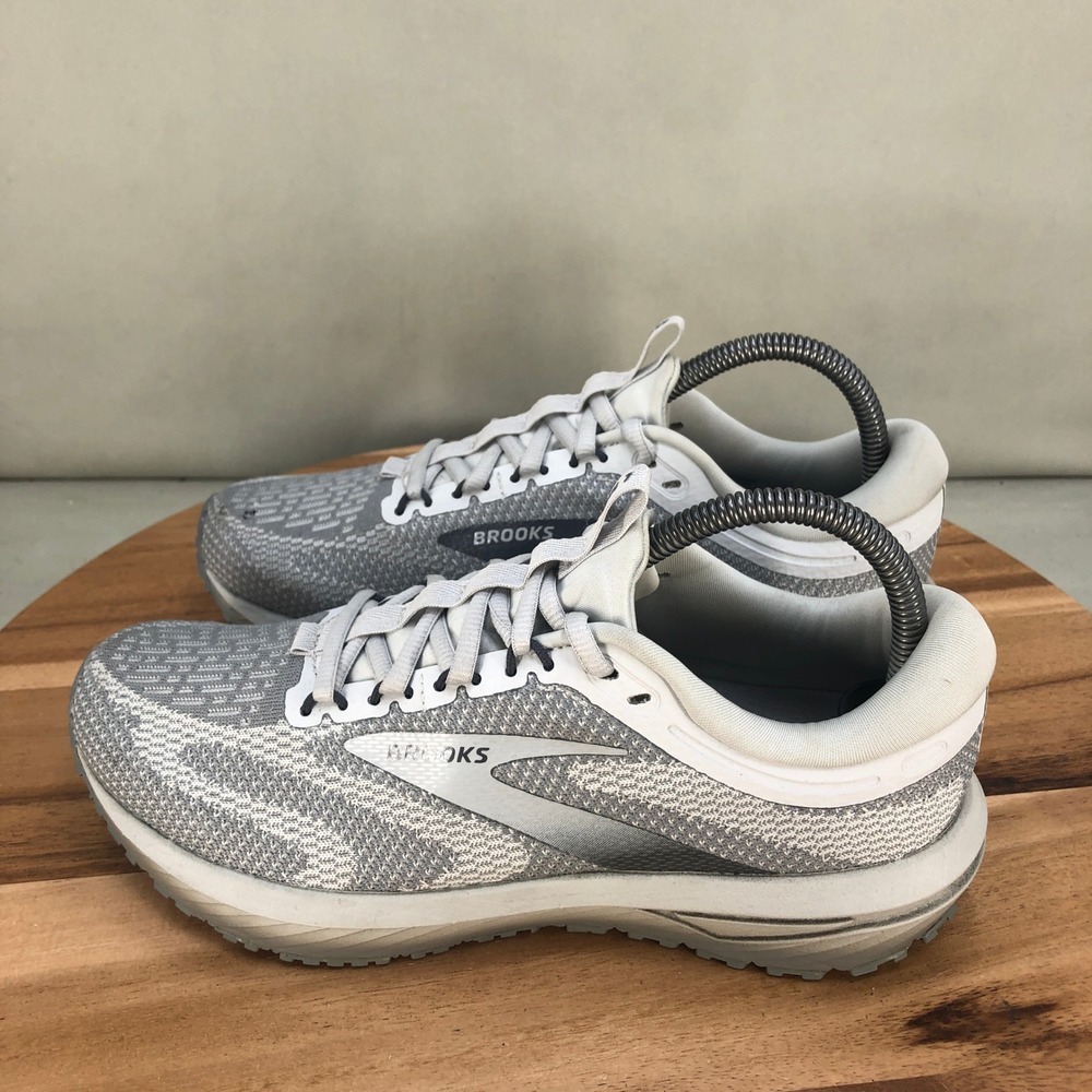 Brooks Revel 7 Womens Running Shoes Gray White 1204241B036 Size 8.5 Medium B - Picture 4 of 8